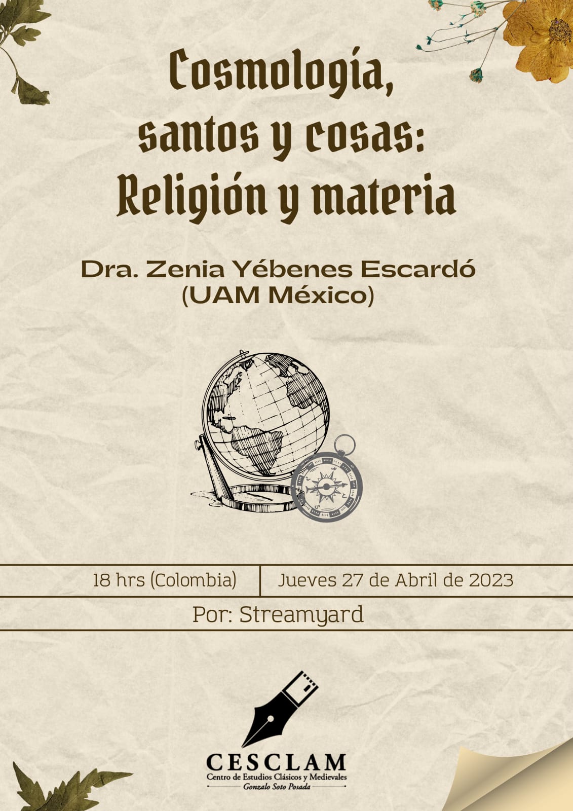 Todos los Eventos 48 Afiche abril