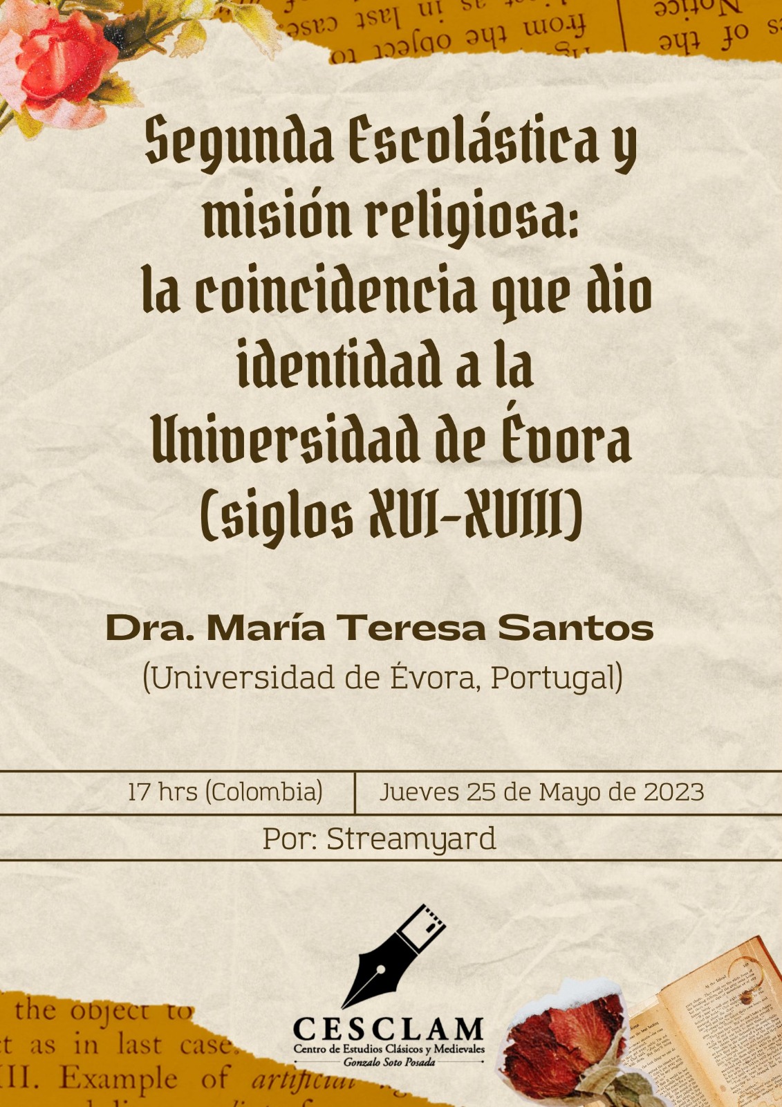 Todos los Eventos 46 Afiche conferencia libre mayo